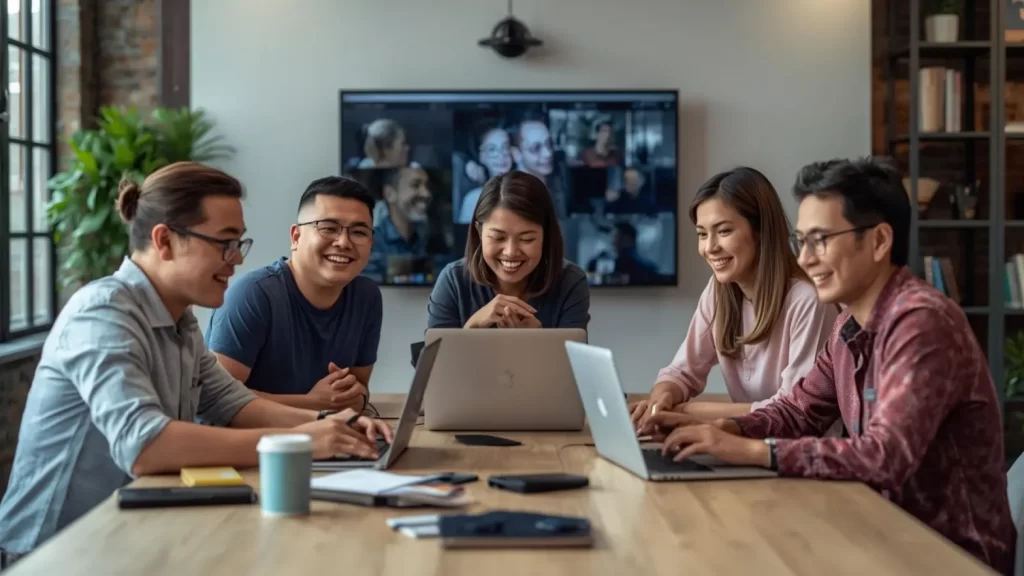 Outsourced appointment setting specialists contacting prospects